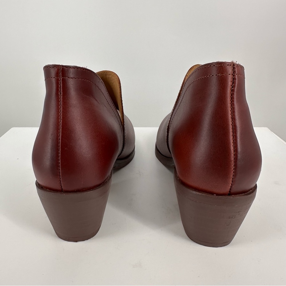 Nisolo Leather Ankle Boot in Auburn size 8 New in Box - Picture 9 of 13